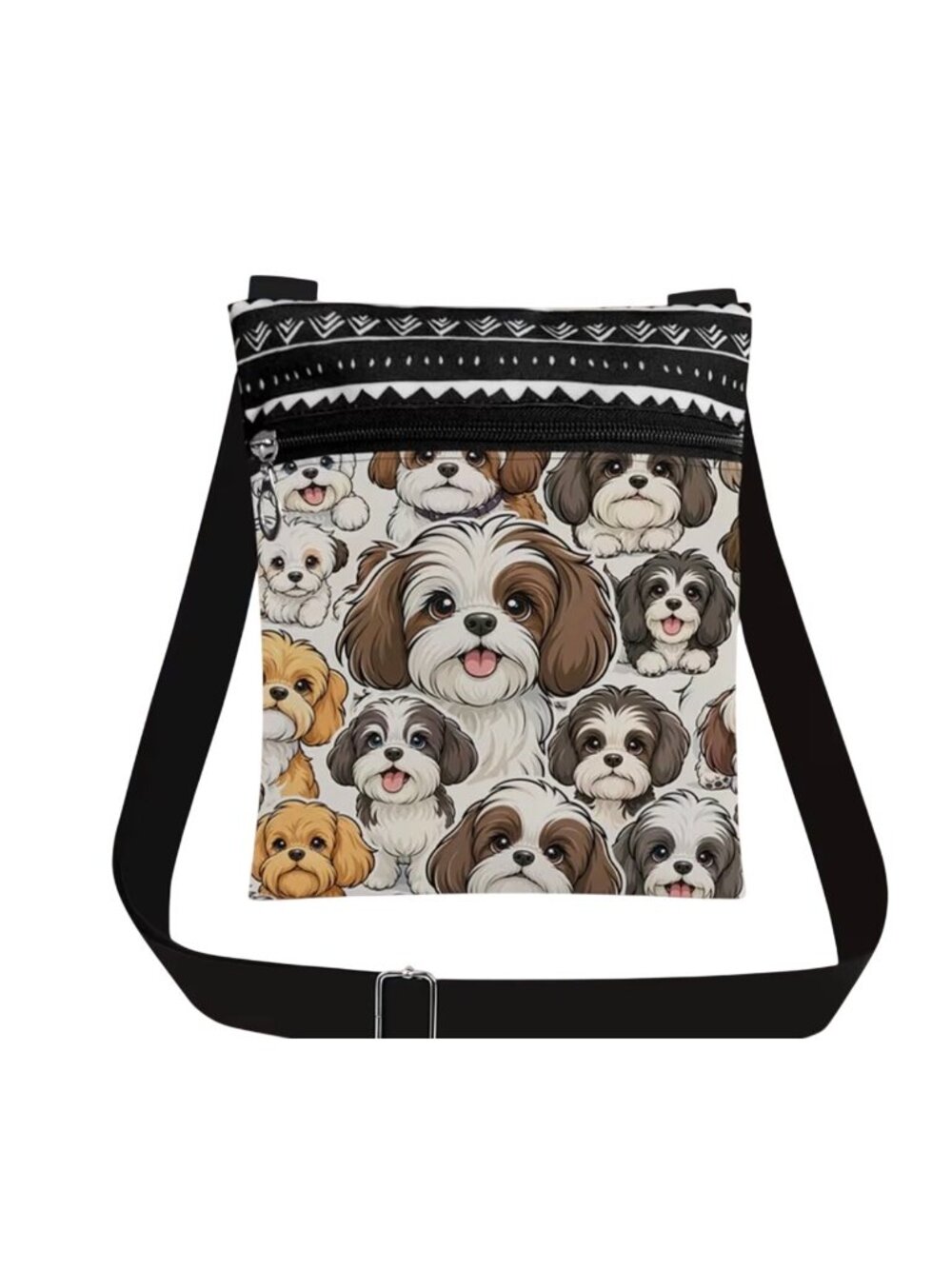 Puppy Love Crossbody Bag With Adjustable Strap Lightweight & Durable